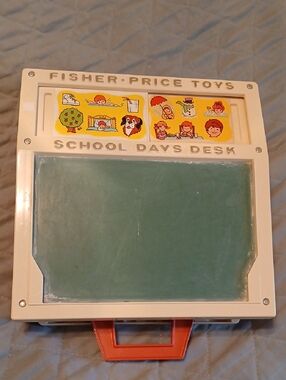 Vintage Fisher Price Toys School Days Desk
